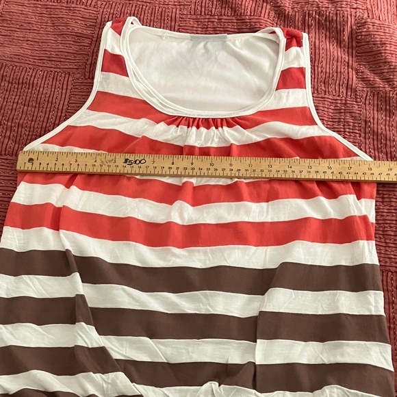 Women’s size 38 trs by Truworth lined Striped Sleeveless tank top - Picture 8 of 14